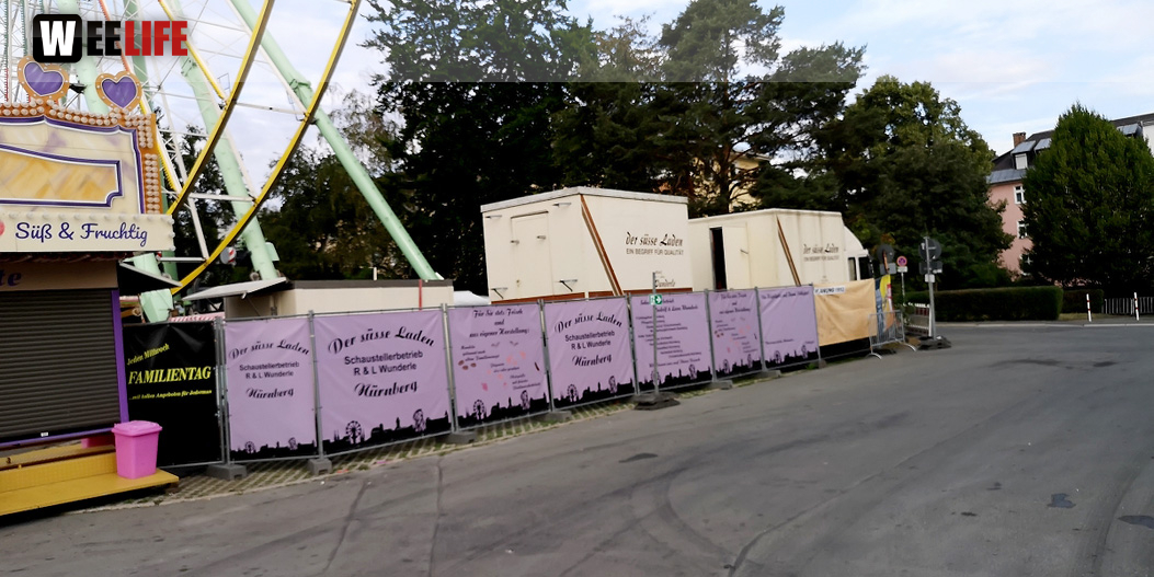 Abbau Hofer Volksfest 2019 5.8.2019-10.8.2019