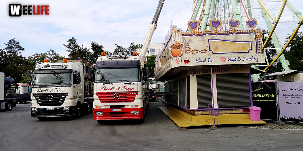 Abbau Hofer Volksfest 2019 5.8.2019-10.8.2019
