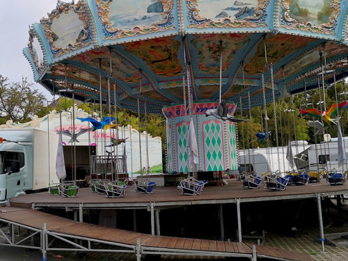 Abbau Hofer Volksfest 2019 5.8.2019-10.8.2019 – Foto 29