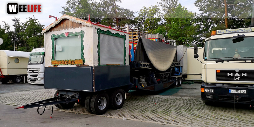 Abbau Hofer Volksfest 2019 5.8.2019-10.8.2019