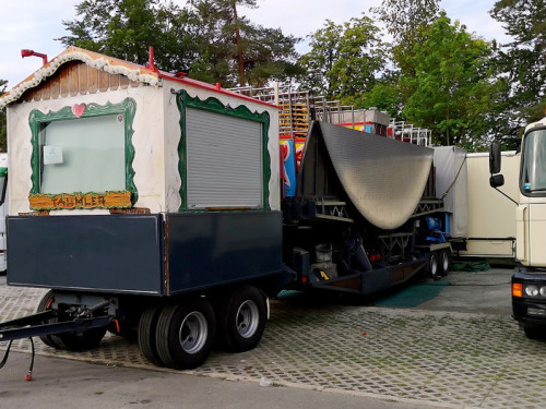 Abbau Hofer Volksfest 2019 5.8.2019-10.8.2019 – Foto 35