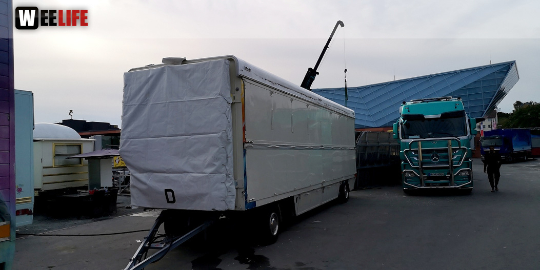 Abbau Hofer Volksfest 2019 5.8.2019-10.8.2019