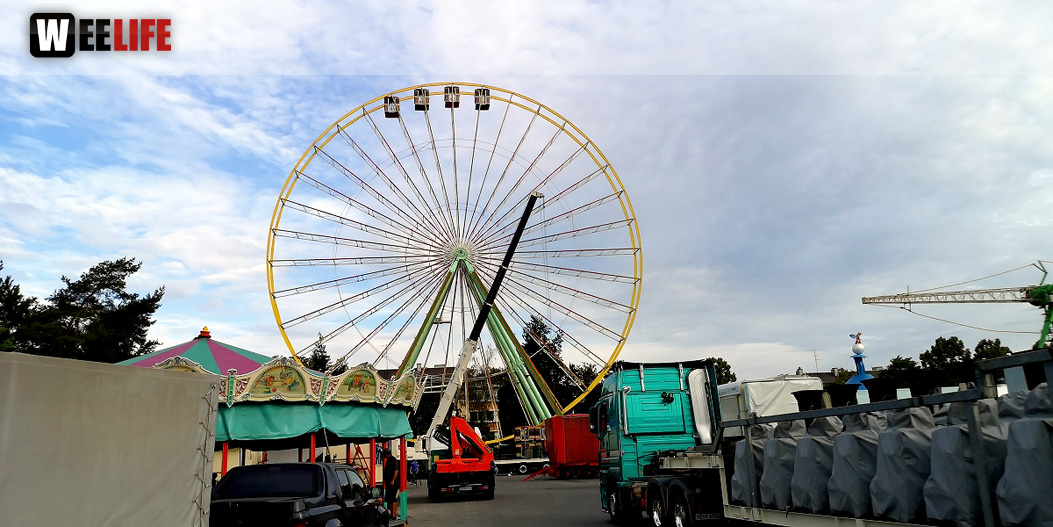Abbau Hofer Volksfest 2019 5.8.2019-10.8.2019