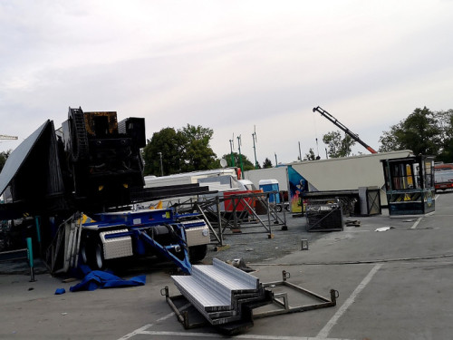 Abbau Hofer Volksfest 2019 5.8.2019-10.8.2019 – Foto 49