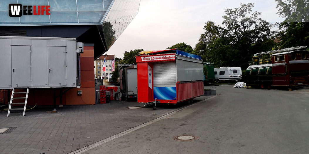 Abbau Hofer Volksfest 2019 5.8.2019-10.8.2019