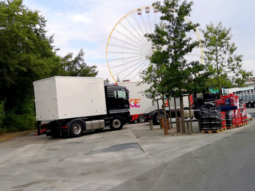 Abbau Hofer Volksfest 2019 5.8.2019-10.8.2019 – Foto 53