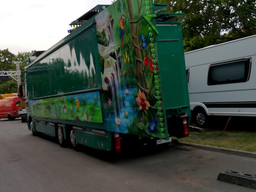 Abbau Hofer Volksfest 2019 5.8.2019-10.8.2019 – Foto 54