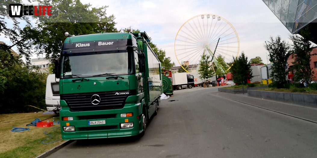 Abbau Hofer Volksfest 2019 5.8.2019-10.8.2019