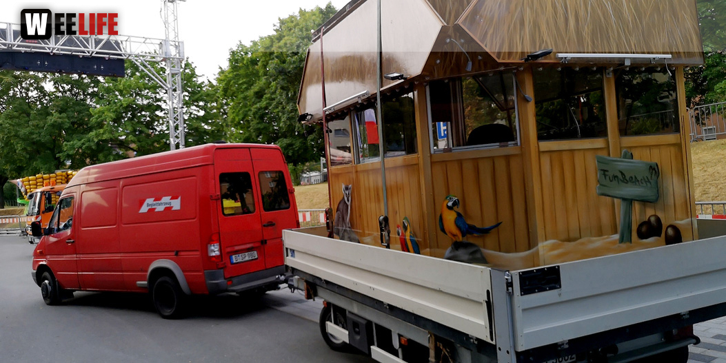 Abbau Hofer Volksfest 2019 5.8.2019-10.8.2019