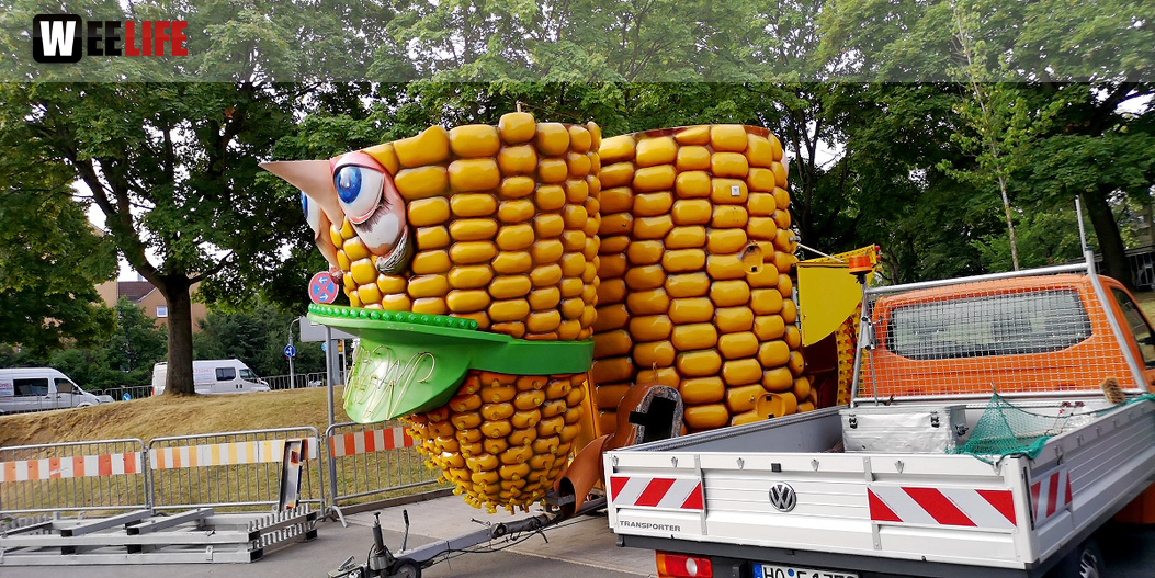 Abbau Hofer Volksfest 2019 5.8.2019-10.8.2019