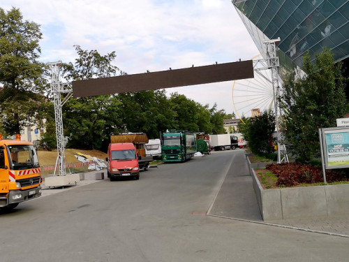 Abbau Hofer Volksfest 2019 5.8.2019-10.8.2019 – Foto 60