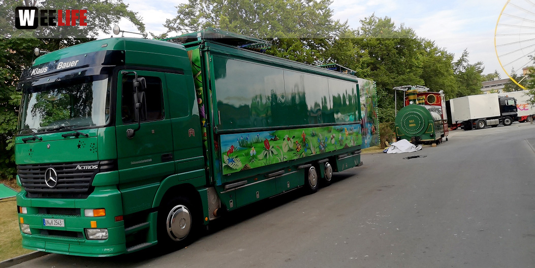 Abbau Hofer Volksfest 2019 5.8.2019-10.8.2019
