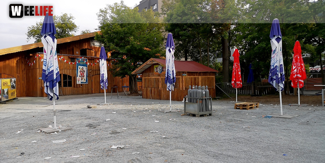 Abbau Hofer Volksfest 2019 5.8.2019-10.8.2019