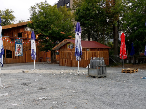 Abbau Hofer Volksfest 2019 5.8.2019-10.8.2019 – Foto 67
