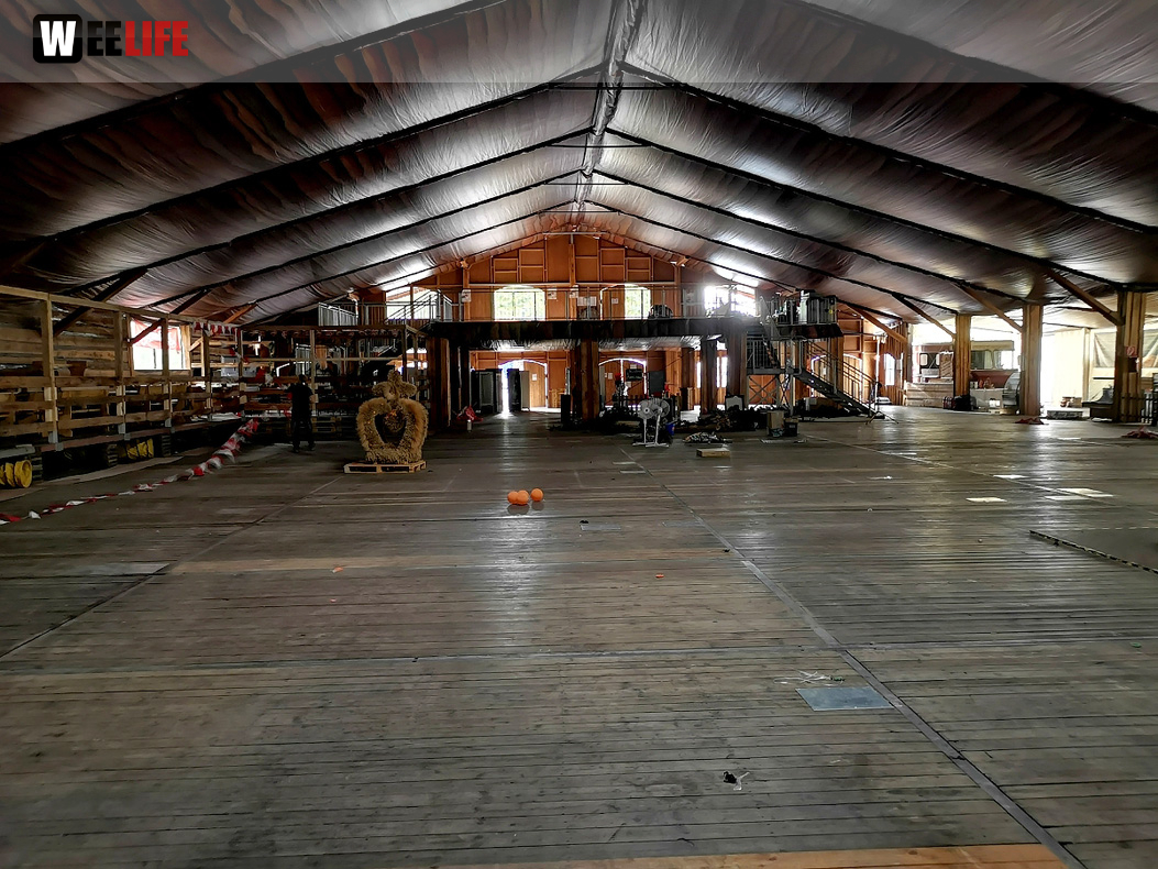 Abbau Hofer Volksfest 2019 5.8.2019-10.8.2019