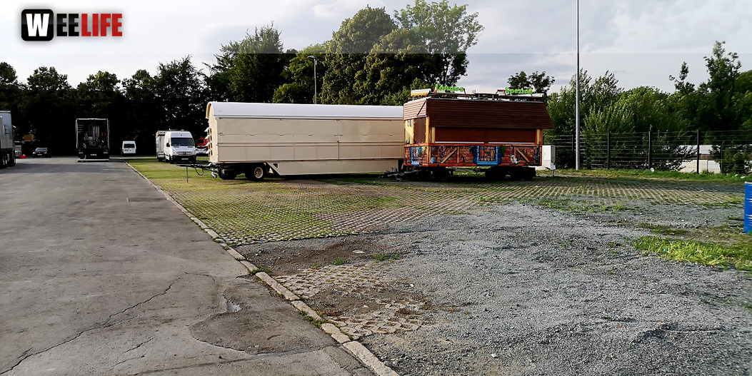 Abbau Hofer Volksfest 2019 5.8.2019-10.8.2019