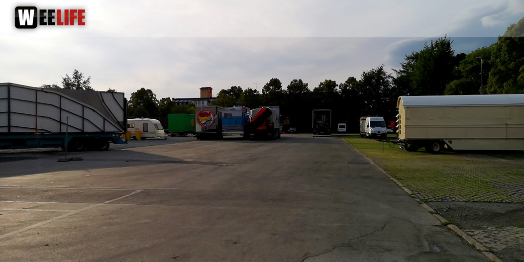 Abbau Hofer Volksfest 2019 5.8.2019-10.8.2019