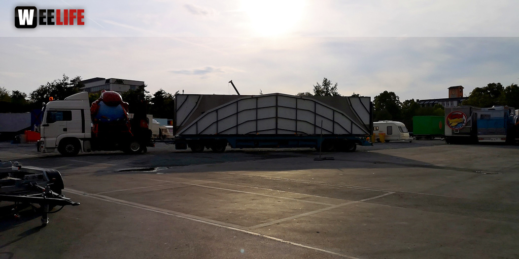 Abbau Hofer Volksfest 2019 5.8.2019-10.8.2019