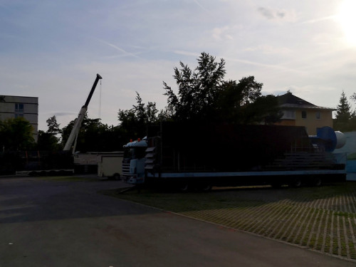 Abbau Hofer Volksfest 2019 5.8.2019-10.8.2019 – Foto 84