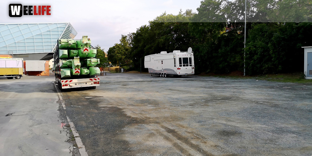 Abbau Hofer Volksfest 2019 5.8.2019-10.8.2019