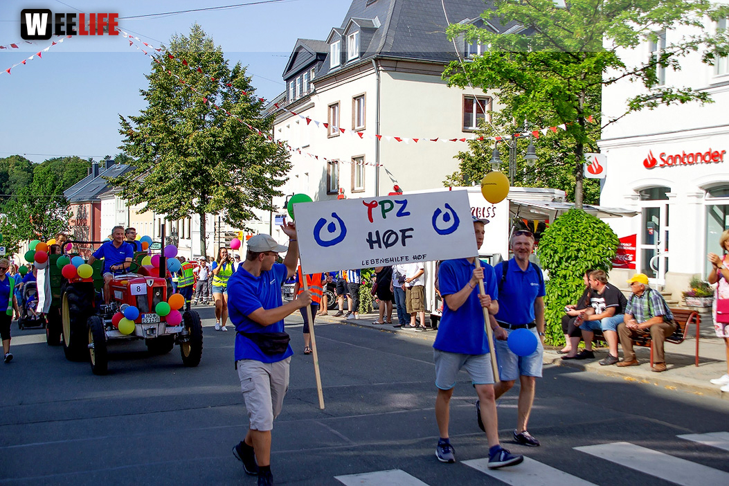 Volksfestumzug  Hofer Volksfest Tag 1