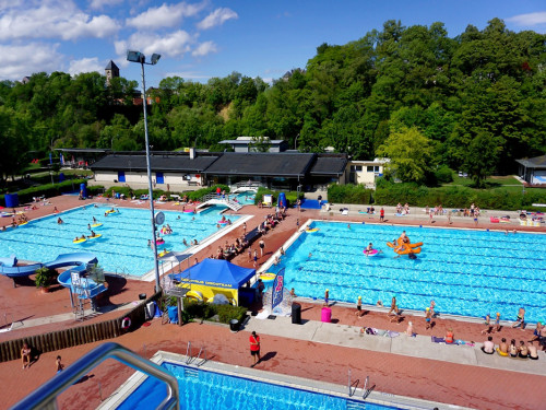 Sommer Pool Party Freibad Hof – Foto 176
