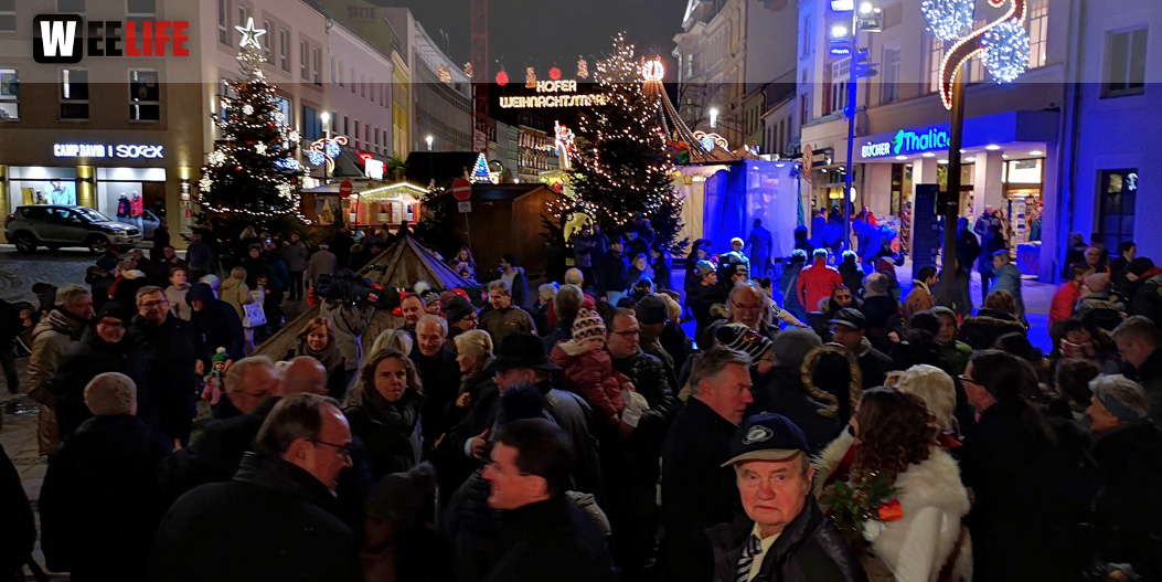 Eröffnung Hofer Weihnachtsmarkt 2019