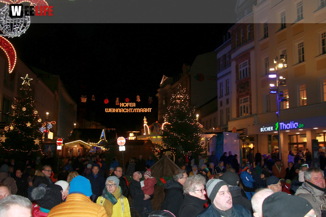 Eröffnung Hofer Weihnachtsmarkt 2019