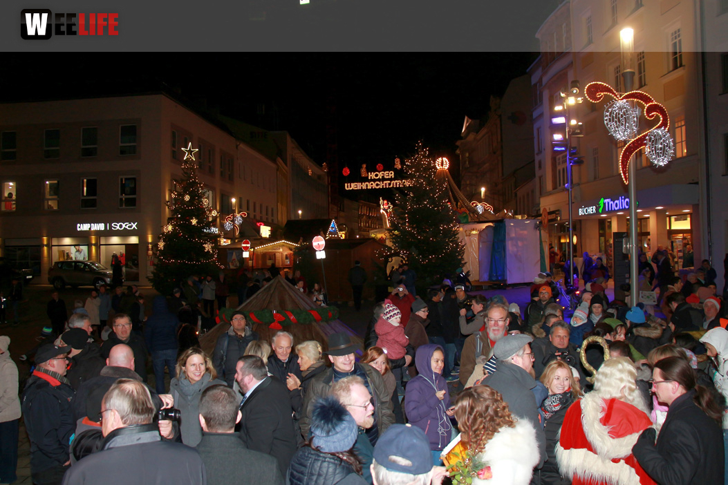 Eröffnung Hofer Weihnachtsmarkt 2019