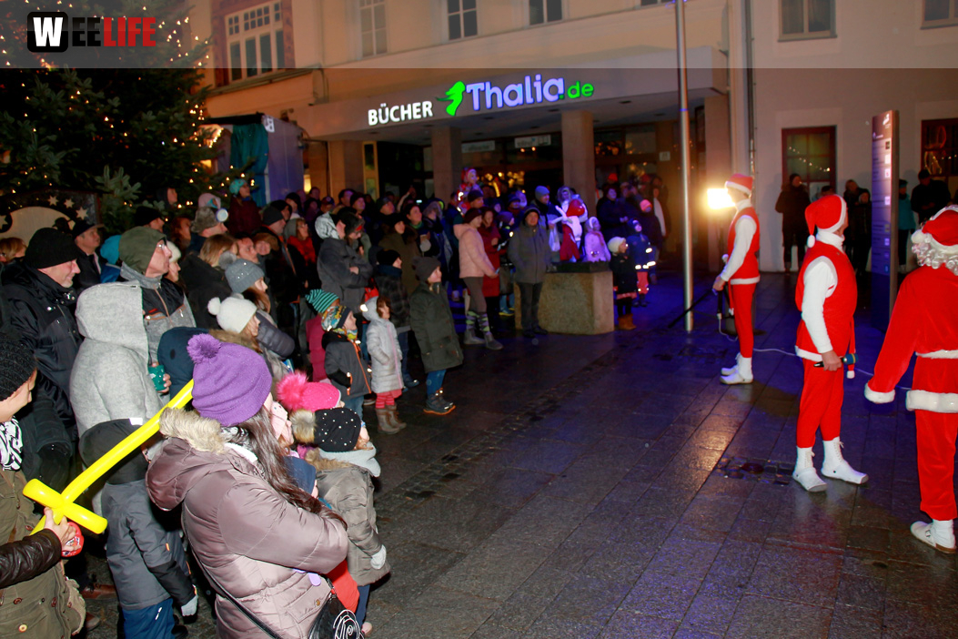 Hochseilartisten Geschwister Weisheit Hofer Weihnachtsmarkt 8.12.2019