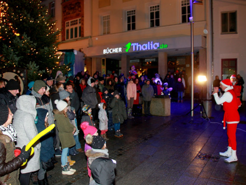 Hochseilartisten Geschwister Weisheit Hofer Weihnachtsmarkt 8.12.2019 – Foto 62