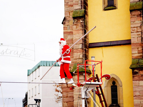Hochseilartisten Geschwister Weisheit Hofer Weihnachtsmarkt 8.12.2019 – Foto 39