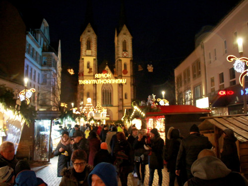Hofer Weihnachtsmarkt  mit Rehauer Stadtkapelle 8.12.2019 – Foto 6