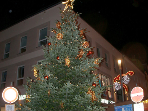 Hofer Weihnachtsmarkt  mit Rehauer Stadtkapelle 8.12.2019 – Foto 8