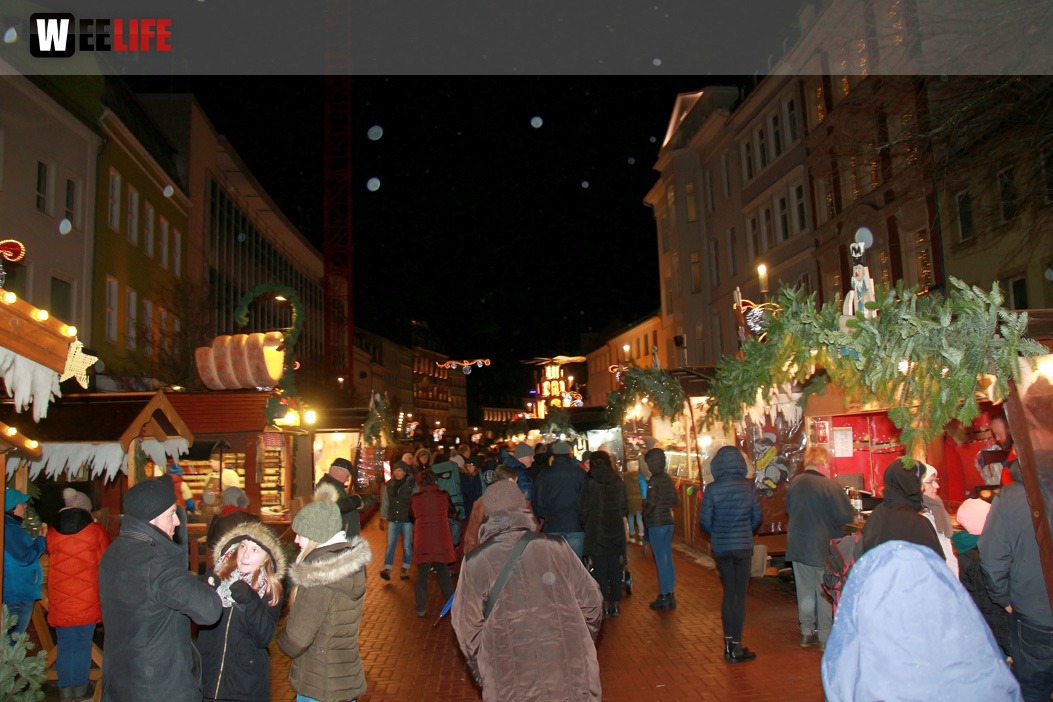 Hofer Weihnachtsmarkt  mit Rehauer Stadtkapelle 8.12.2019