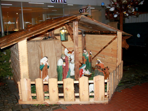 Hofer Weihnachtsmarkt  mit Rehauer Stadtkapelle 8.12.2019 – Foto 14