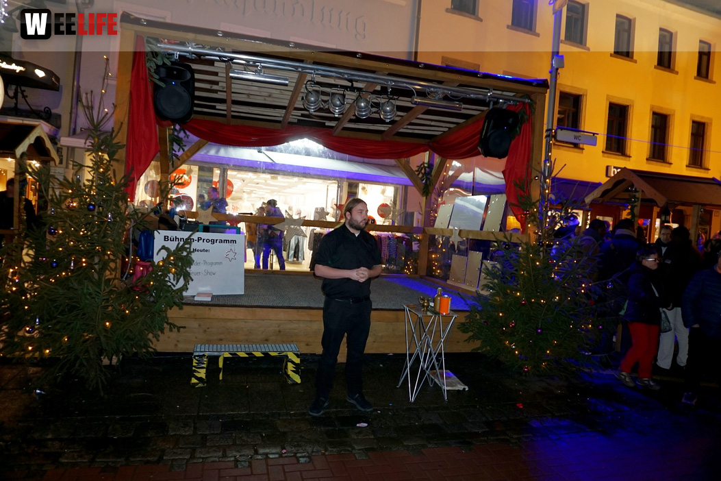 Feuershow Weihnachtsmarkt 18.12.2019