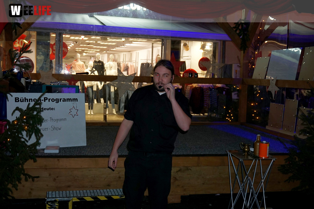 Feuershow Weihnachtsmarkt 18.12.2019