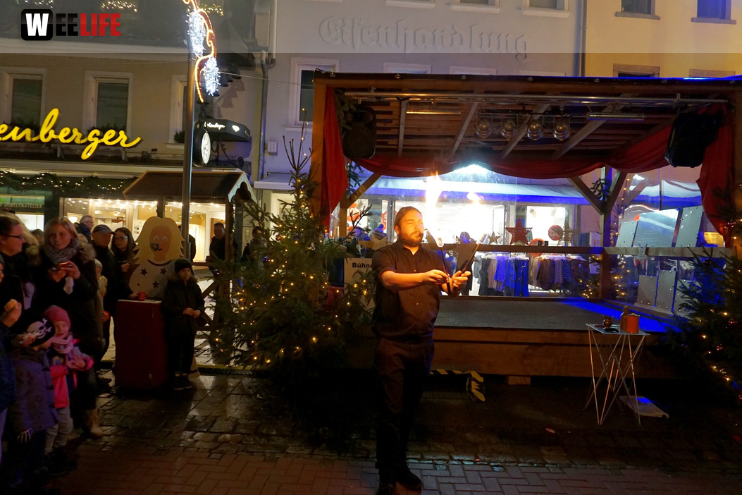 Feuershow Weihnachtsmarkt 18.12.2019