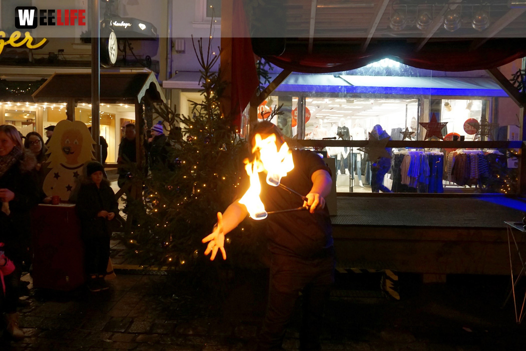 Feuershow Weihnachtsmarkt 18.12.2019