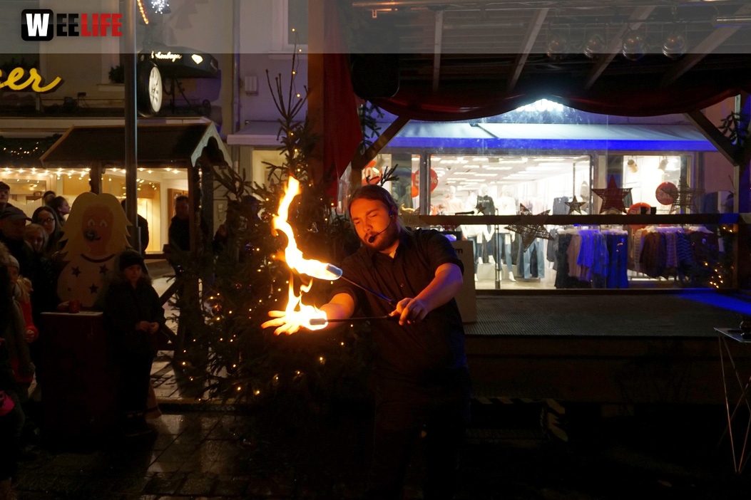 Feuershow Weihnachtsmarkt 18.12.2019