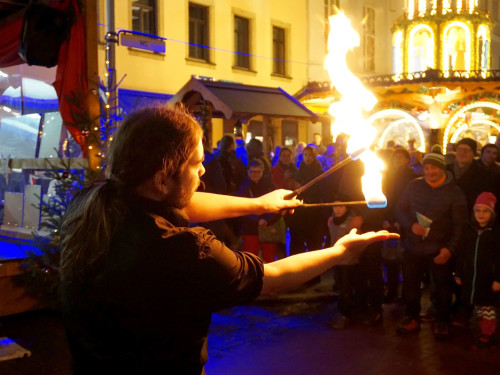 Feuershow Weihnachtsmarkt 18.12.2019 – Foto 12