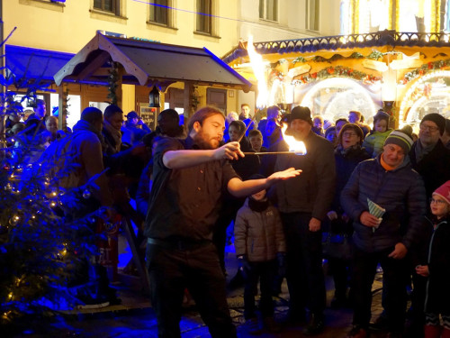 Feuershow Weihnachtsmarkt 18.12.2019 – Foto 17