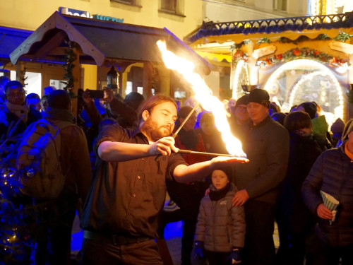 Feuershow Weihnachtsmarkt 18.12.2019 – Foto 23