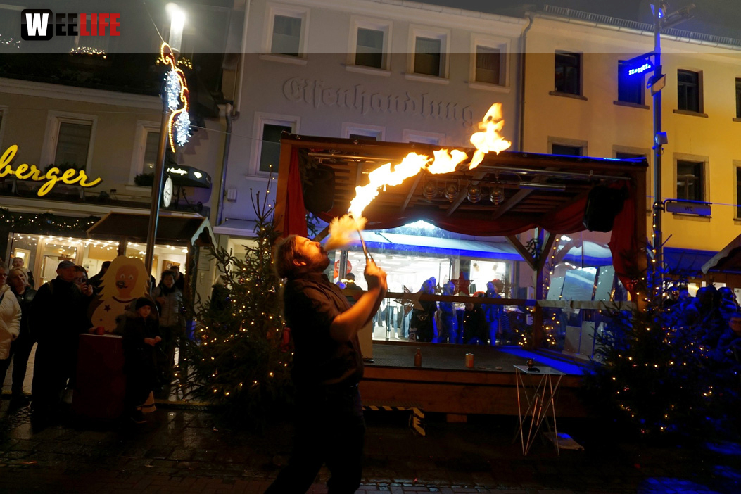 Feuershow Weihnachtsmarkt 18.12.2019