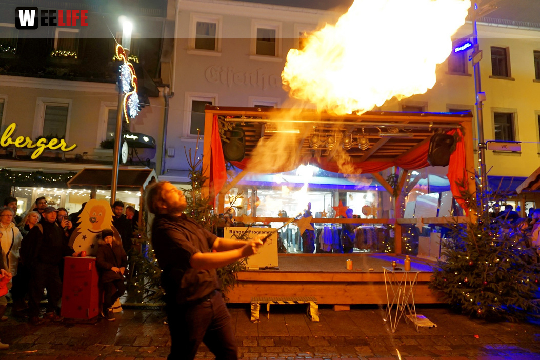 Feuershow Weihnachtsmarkt 18.12.2019