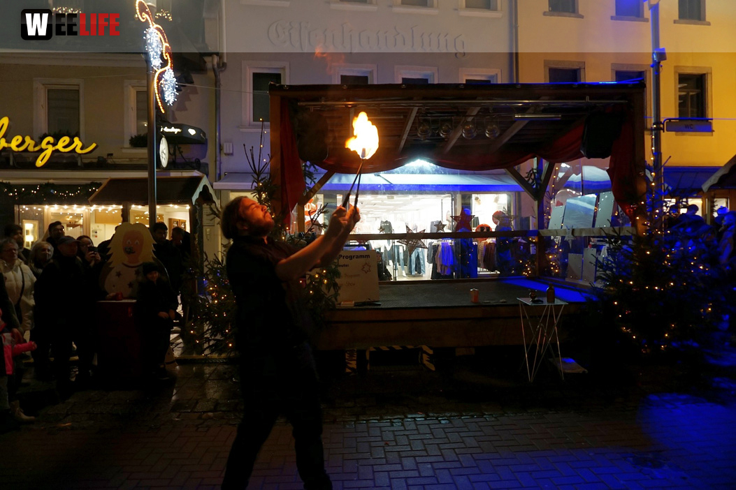 Feuershow Weihnachtsmarkt 18.12.2019