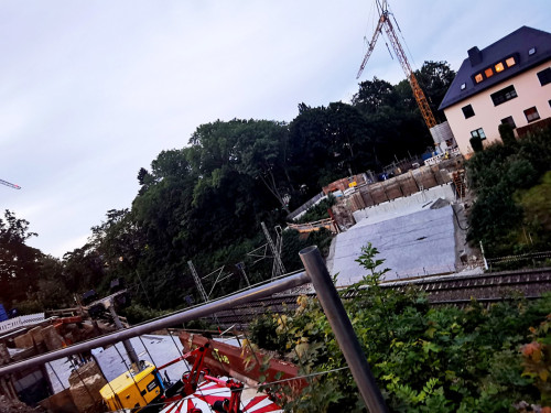 6 x 40Tonnen Stahteile Anlieferung für die Untere Jahnbrücke – Foto 2