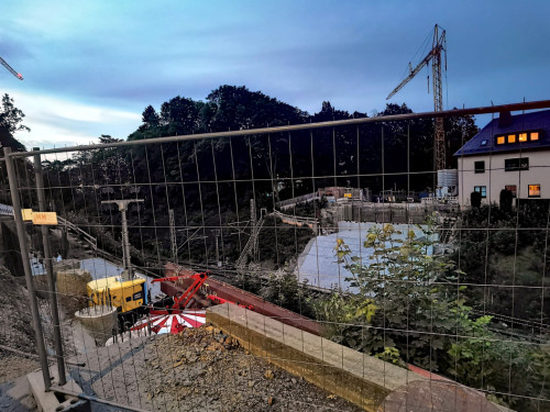 6 x 40Tonnen Stahteile Anlieferung für die Untere Jahnbrücke – Foto 6