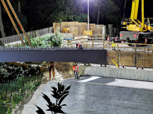 6 x 40Tonnen Stahlteile Hebung Teil 1 – Foto 22